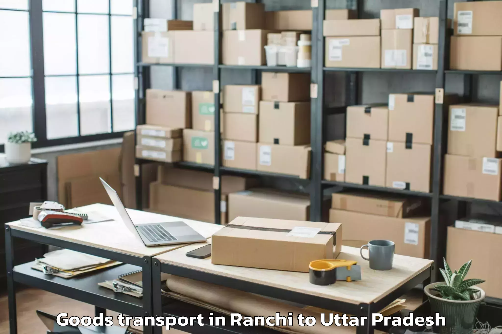 Trusted Ranchi to Gaur City Mall Greater Noida Goods Transport